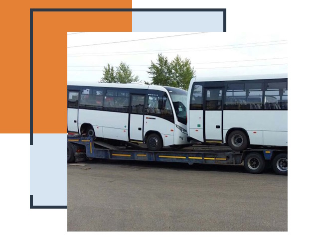 Перевозка автобусов и грузовиков с креплением в Новокузнецке